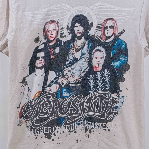 Aerosmith Bigger Badder Faster Tour T-Shirt Small Band Music Rock - Picture 3 of 10